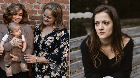 A stranger asked a new mom how motherhood was going while they waited at the lights — then her parting words left the mom sobbing