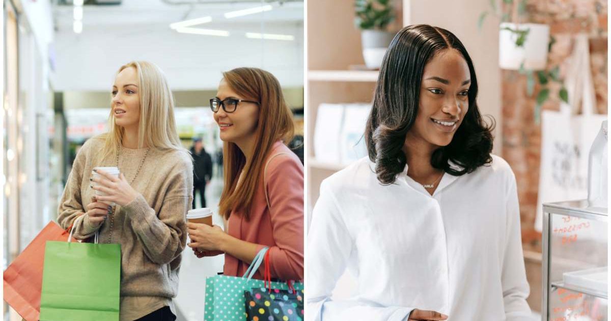 (L ) A woman shopping with her daughter ; (R) A retail worker (Representative Cover Image Source: Pexels | Photo by (L) Vitaly Gariev ; (R) Mike Jones)