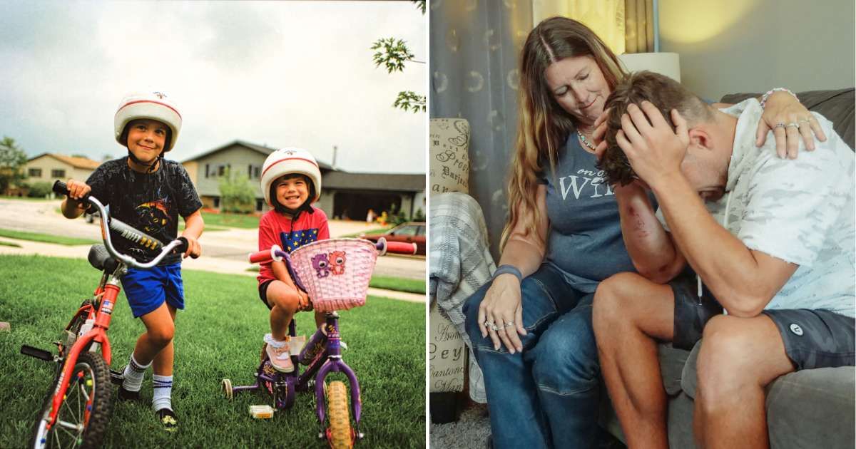 (L) Two little boys on a bicycle. (R) A worried couple. (Representative Cover Image Source: Pexels| L -Tom Fisk, R - Kindel Media)