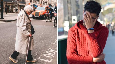 He helped 93-year-old German woman cross a street as he left the bank — his one question to her living in Berlin years ago left him embarrassed