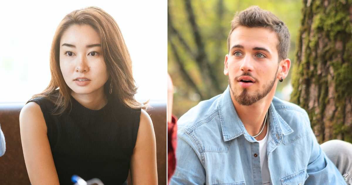 (L) A woman is having a serious discussion with someone. (R) A man listens intently as he looks surprised and impressed. (Representative Cover Image Source: Pexels| L - Alexander Suhorucov, R - Andrea Piacquadio)
