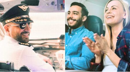 Woman gave the pilot the finger after he diverted the plane for her medical emergency—then her rude exit gave him the last word