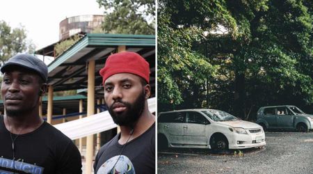 Two Bronx men parked their cars and stepped into a grocery store — two minutes later, they were grateful they weren’t inside them
