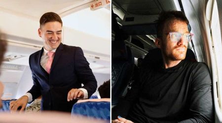 Man tried to get a business-class passenger to swap seats with his son so they could sit together — his lie unraveled before takeoff