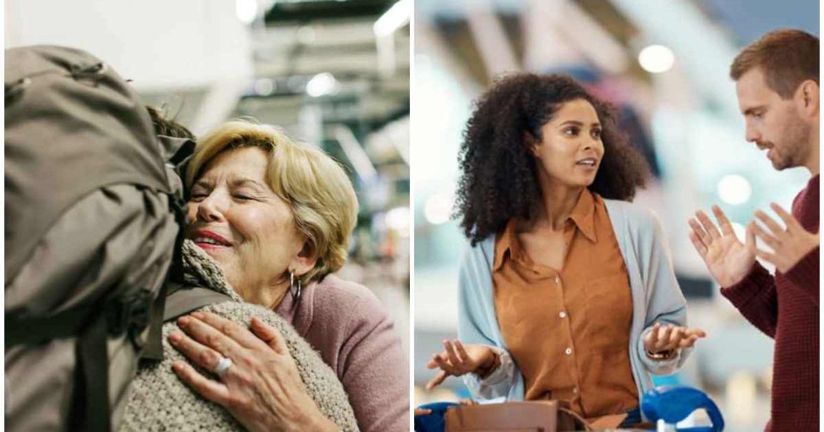 (L ) An old woman hugging someone ; (R) A woman gesturing towards her partner (Representative Cover Image Source: Getty Images | Photo by (L) Hinterhaus Productions; (R) Jacob Wackerhausen)