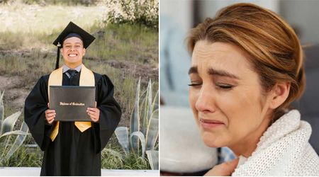 Mom expected her son’s graduation surprise to be flowers or a speech — but the moment his name was called, she broke down