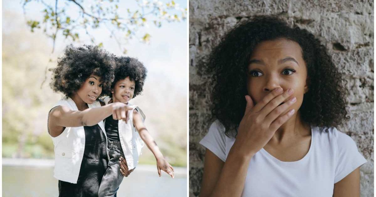 (L) A mother teaching son something; (R) A woman looks shocked (Representative Cover Image Source: Pexels | (L) Barbara Olsen ; (R) Vitaly Gariev)