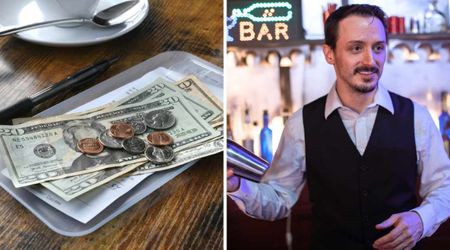 He braced for an awkward moment after seeing a new bartender, despite leaving the previous one a $20 tip — until the server put him at ease