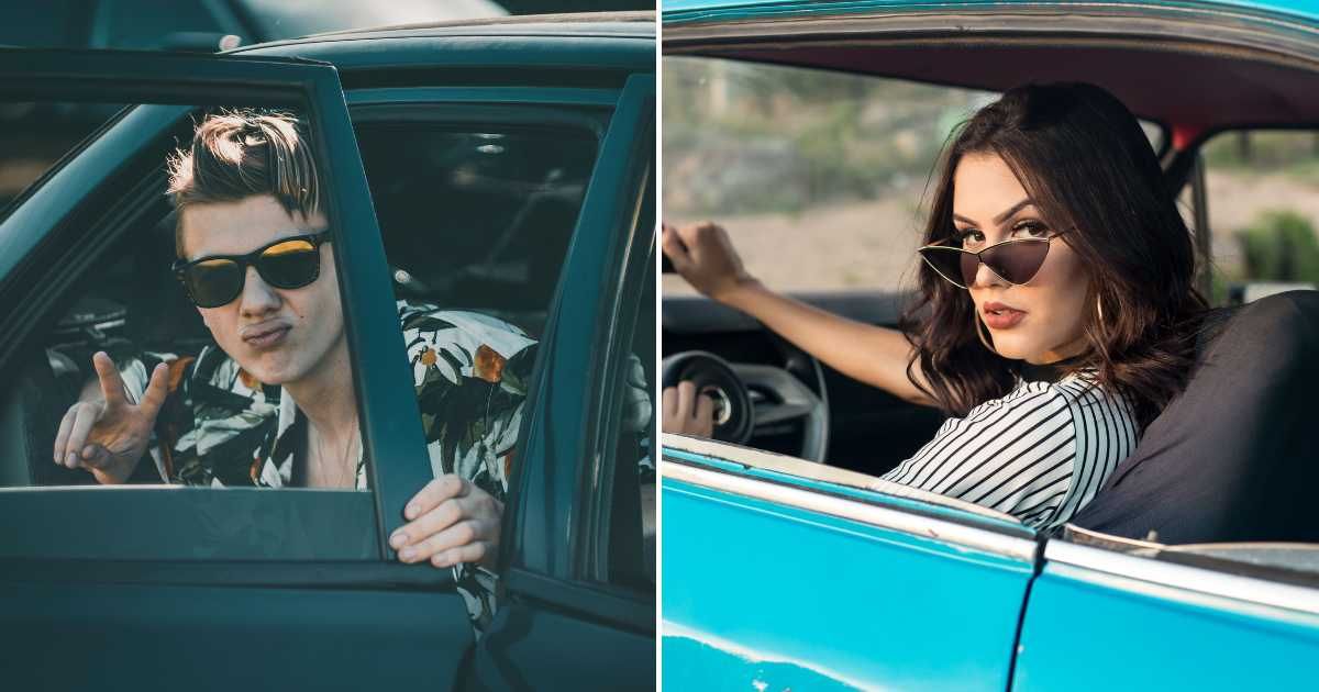 A man looking out of the car window (L). A woman looking back from a car window angrily (L). (Representative Cover Image Source: Pexels Images | Photo by Cleyton Ewerton and Norma Mortenson)