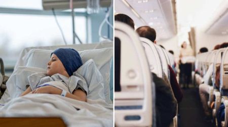 2-year-old was flying home after months of treatment for stage 4 cancer — the crew made one heartfelt request to every passenger on board