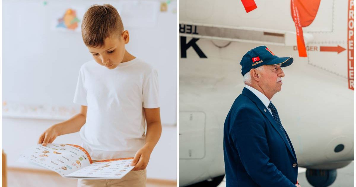 (L) A kid reading a booklet ; (R) A man standing near a plane (Representative Cover Image Source: Pexels | (L) Mikhail Nilov  (R) Hobi Photography)