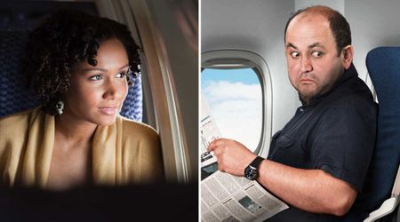 Passenger reluctantly left a woman’s business-class window seat — his smug explanation before moving made her call over a flight attendant
