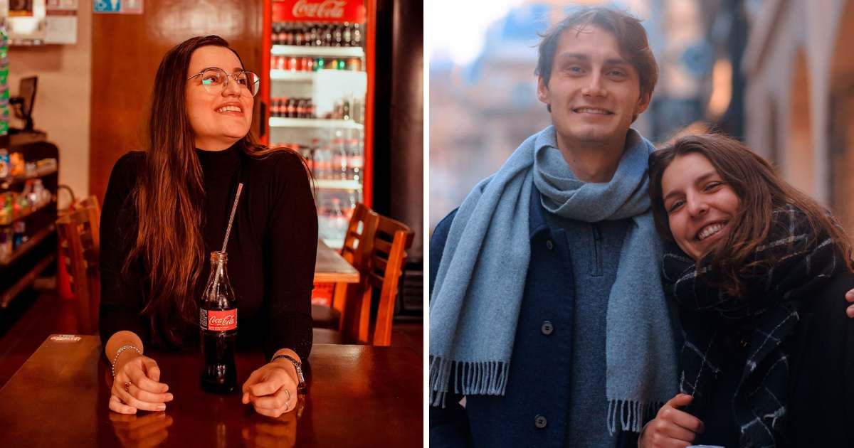 (L) Woman drinking coke. (R) Happy couple smiling together. (Representative Cover Image Source: Pexels | (L) Breno Cardoso, (R) Omran Soliman)