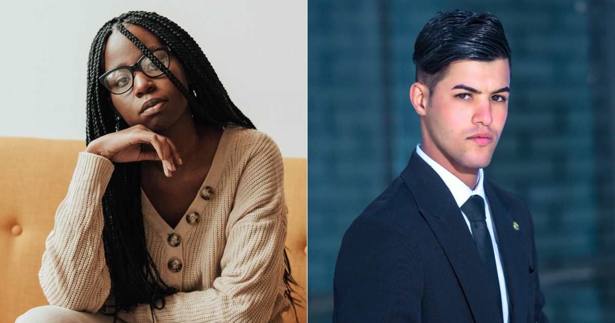 (L) A woman looks angry. (R) A flight attendant looks arrogantly at someone. (Representative Cover Image Source: Pexels| L -Dziana Hasanbekava, R - Jafar Mohammed)