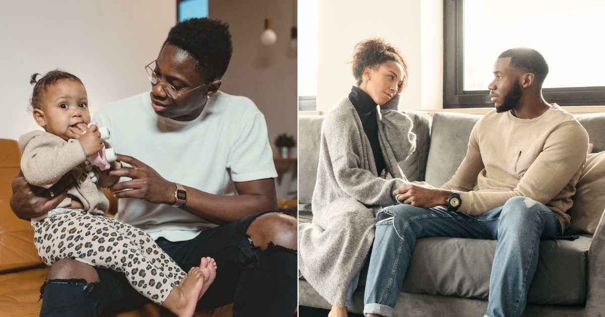 (L) A man is speaking with his daughter. (R) A man is having a serious conversation with his partner. (Representative Cover Image Source: Pexels| L - Tima Miroshnichenko, R - Pavel Danilyuk)