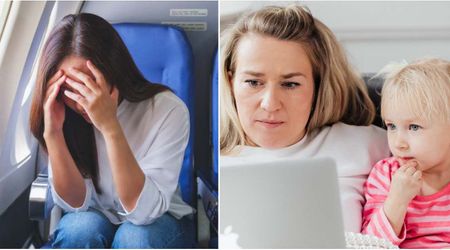 She asked a mom to stop her daughter from kicking her seat — but the flight attendant's intervention made the passenger turn defensive instead