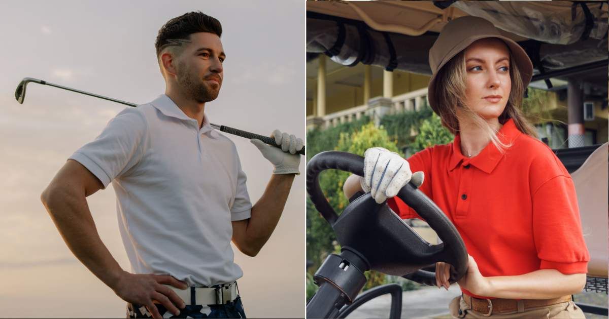 (L) A golfer. (R) A cart girl. (Representative Cover Image Source: Pexels | (L) cottonbro studio, (R) Mikhail Nilov)