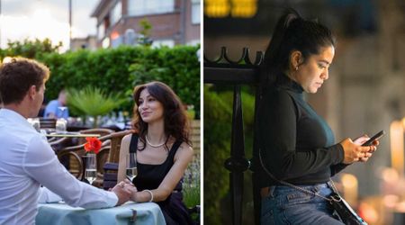Her date accidentally revealed he already knew her home address. When he explained how, everyone urged her to call the authorities