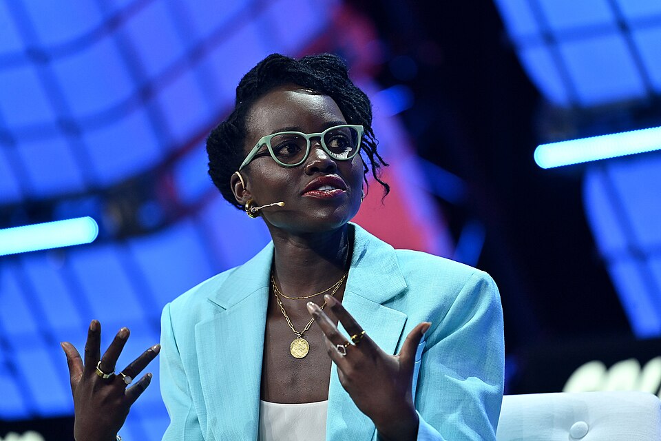 Lupita Nyong'o, Actor, during the opening night of Collision 2022 at Enercare Centre in Toronto, Canada. (Image Source:  Wikimedia Commons | Photo by Piaras Ó Mídheach/Collision via Sportsfile)