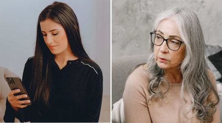 Woman at the salon was scrolling through her phone when a stranger admired an old photo — but her next question left her heartbroken