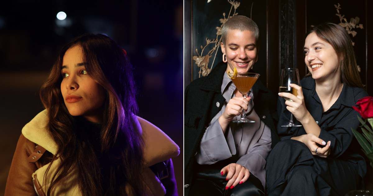 (L) A woman stares at someone in anger on the street. (R) Two women at a bar. (Representative Cover Image Source: Pexels| L - Ahmed Akeri, R - Aleksandar Andreev)