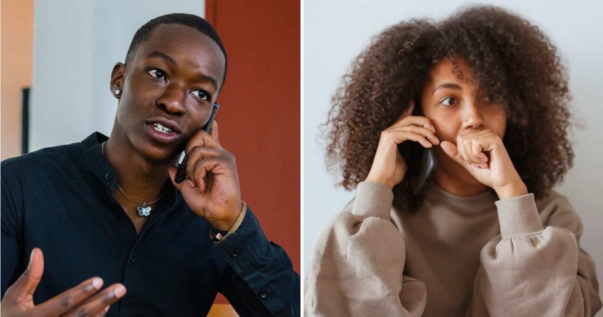 (L) Man on a call. (R) A shocked woman is speaking on her phone. (Representative Cover Image Source: Pexels | (L) PNW Production, (R) Polina Tankilevitch)