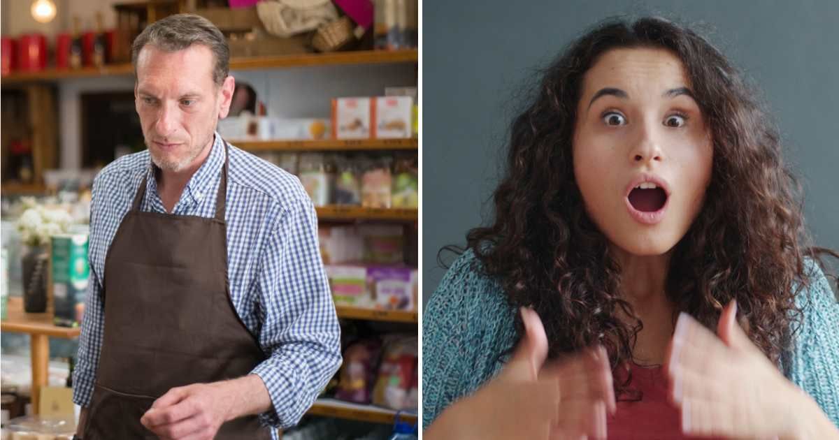 (L) Store manager looking at something. (R) Shocked woman. (Representative Cover Image Source: Pexels | (L) Kampus Production, (R) Vitaly Gariev)