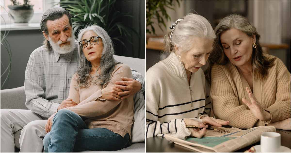 (L) An elderly couple looks upset. (R) Two women are having an argument. (Representative Cover Image Source: Pexels| L - Gustavo Fring, R - Cottonbro Studio)