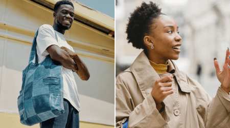 Plane passenger asked for a trash bag after a stranger complimented his tote bag — what he did next surprised her