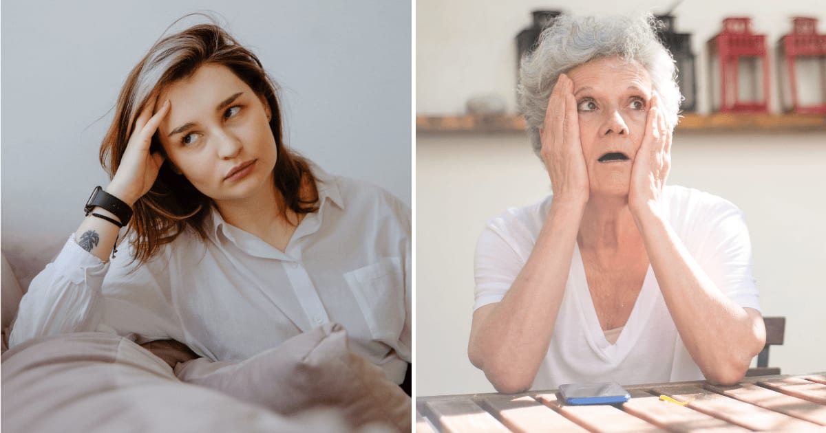 (L) Young woman looks annoyed. (R) Shocked older woman. (Representative Cover Image Source: Pexels | (L) Polina Zimmerman, (R) Kampus Production)