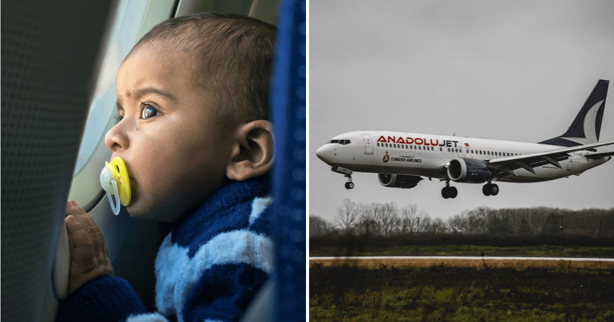 (L) Toddler looking outside window. (R) Flight landing. (Representative Cover Image Source: Pexels | (L) Gogul S, (R) Lensloji)