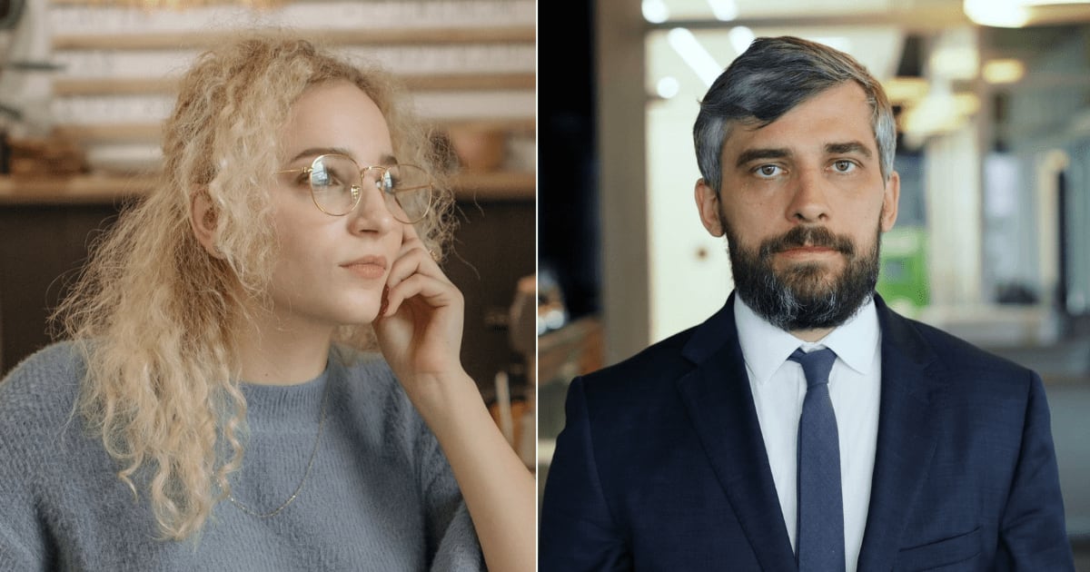 (L) A woman looks annoyed and angry. (R) An employee on duty. (Representative Cover Image Source: Pexels | (L) Pavel Danilyuk, (R) Vitaly Gariev)