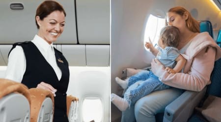 Flight attendant warned a parent that a child’s call button game could signal an emergency — the reply caught her off guard