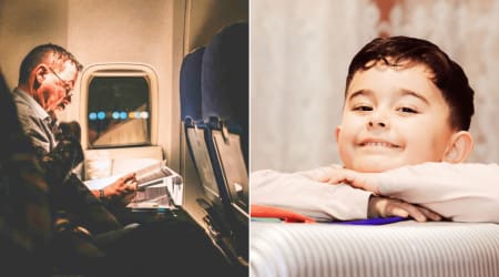 Passenger offered his window seat to a curious 10-year-old in the middle who was eager to see the view — the boy’s reason for declining made his day