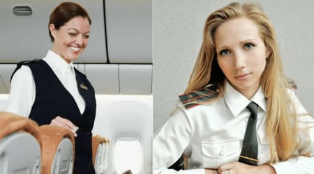 A last-minute flight swap led a female pilot to reveal she had a date — one detail the flight attendant noticed moments earlier stopped her cold