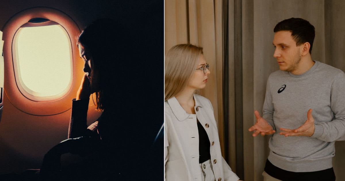 (L) A woman, feeling humiliated after her partner snapped at her in public. (R) A couple arguing. (Representative Cover Image Source: Pexels | L- George Zografidis, R- Polina Zimmerman)