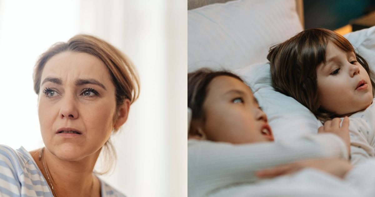 (L) A mother looks alarmed in a dimly lit room. (R) Two sisters enjoy a cozy moment till they hear a sudden mishap nearby. (Representative Cover Image Source: Pexels | L- Kaboompics, R- Cottonbro Studio)