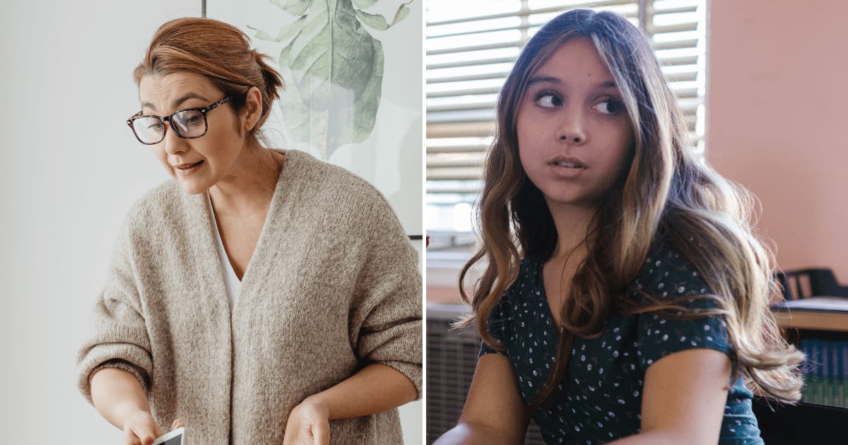 (L) A woman scolding someone. (R) A teenage girl looking at someone with annoyance. (Representative Cover Image Source: Pexels | (L) Kaboompics, (R) RDNE Stock project)