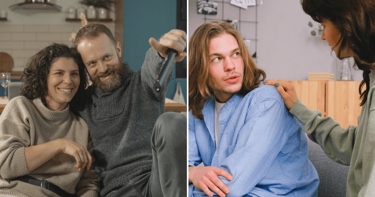 (L) Couple spending a good time together at home. (R) A woman consoling her partner. (Representative Cover Image Source: Pexels | (L) Tima Miroshnichenko, (R) SHVETS production)