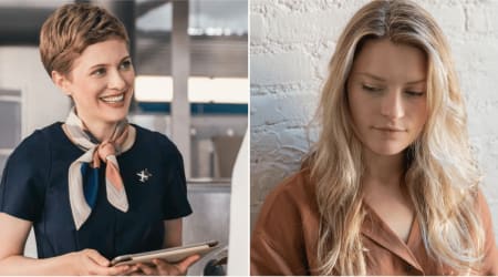 Young mom was blown away by a beautiful flight attendant and complimented her — the response she got was more heartbreaking than expected