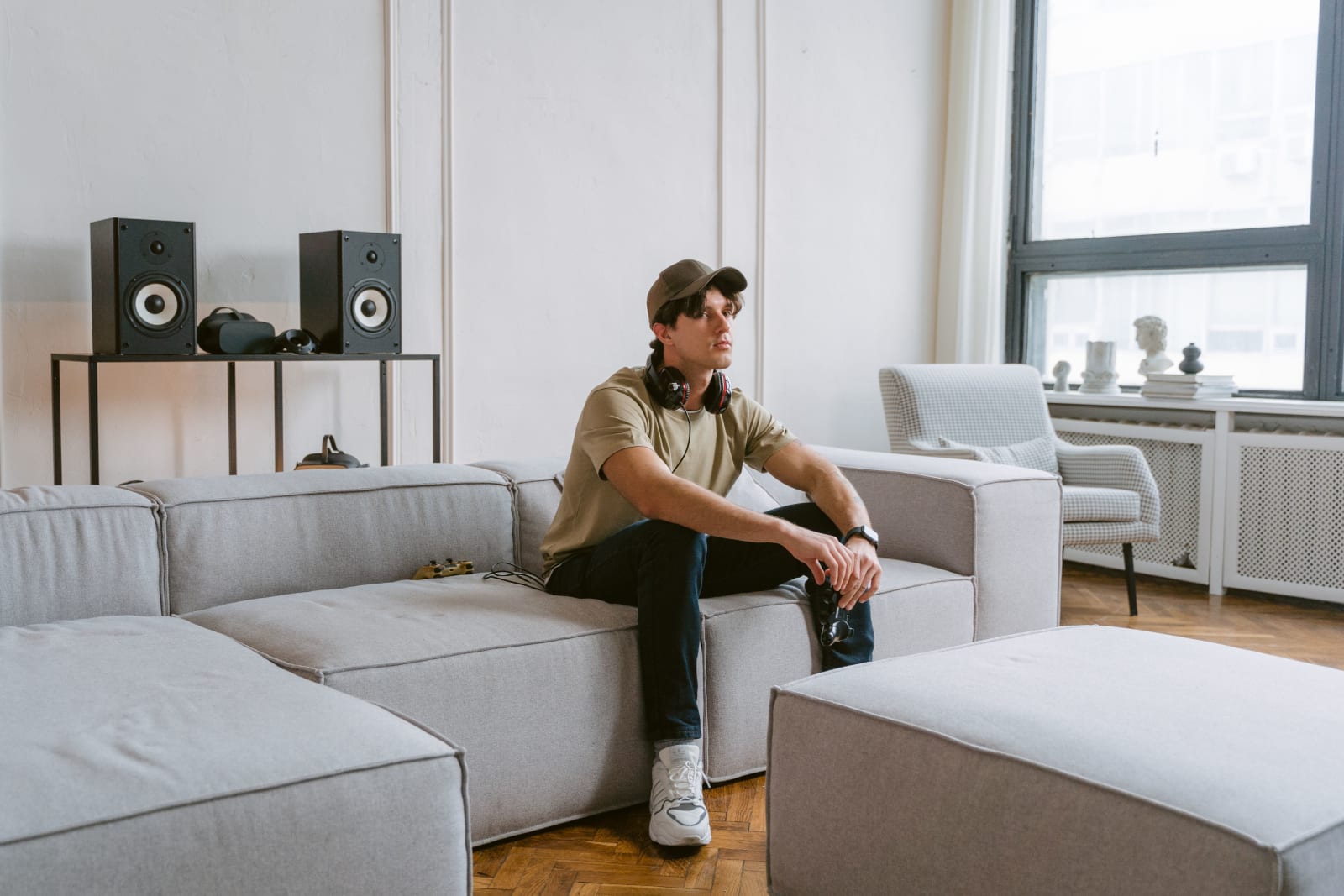 Man playing music
