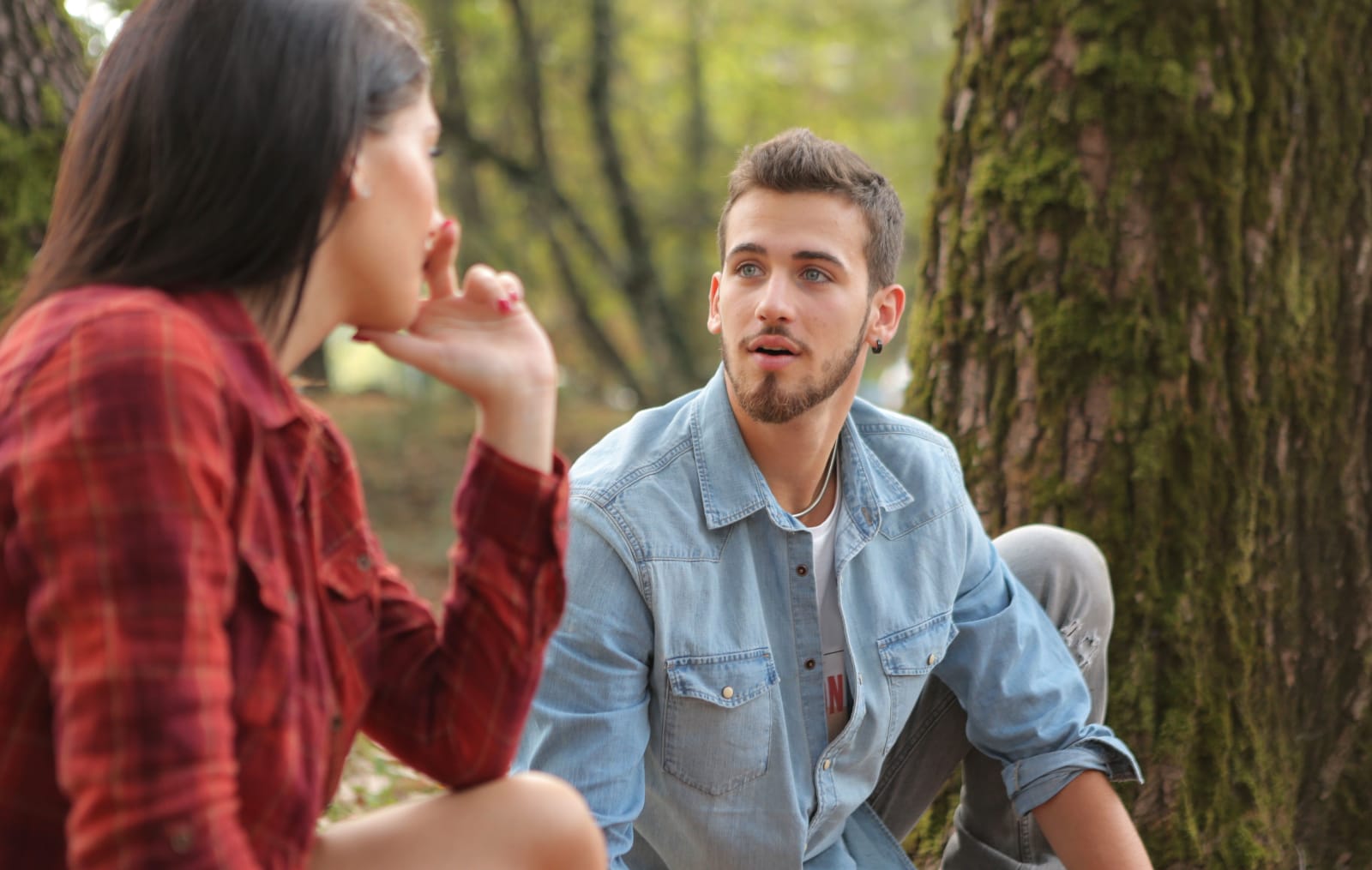 Man talking to a woman (Representative Image Source: Pexels | Andrea Piacquadio)