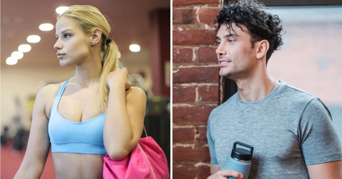 (L) Woman in gym. (R) Man in gym talking to someone. (Representative Cover Image Source: Pexels | (L) Andrea Piacquadio, (R) Klaus Nielsen)