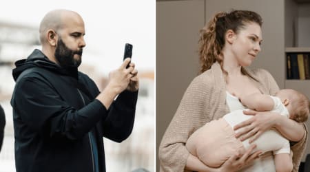 Male passenger filmed a mother breastfeeding her baby from the aisle seat in front of his partner — the shaken parent refused to let it slide