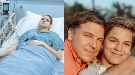 Dad was stuck overseas when his wife was rushed into emergency surgery — what his 17-year-old son did next left him bursting with pride  
