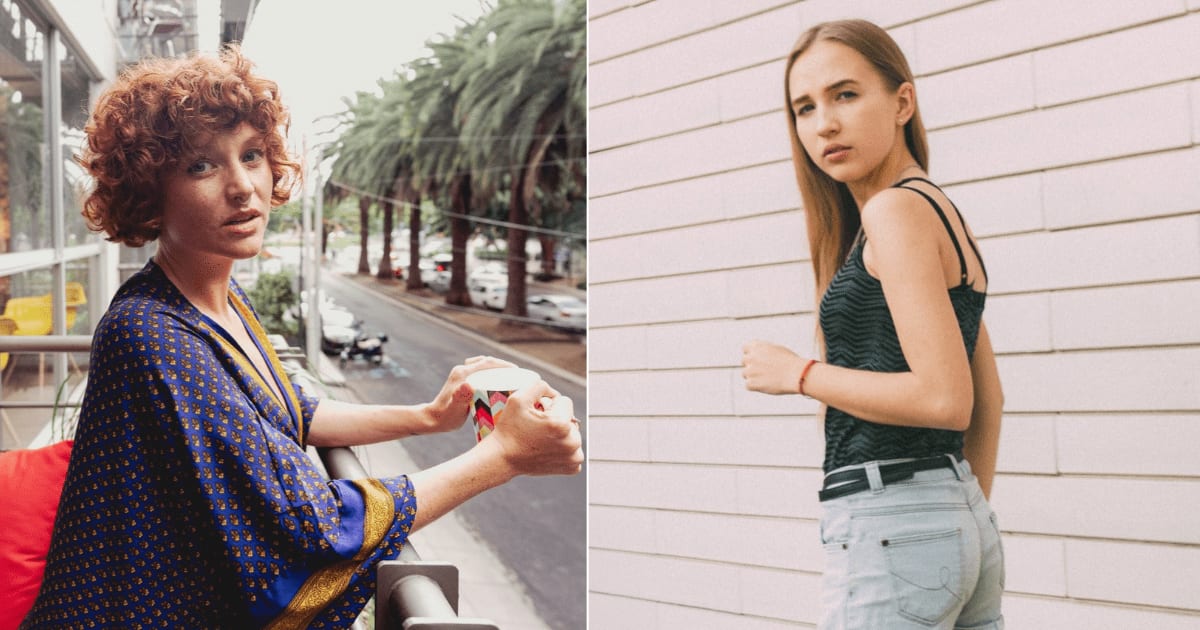 (L) A woman looks angrily from her balcony. (R) A teenage girl wearing shorts and a tank top. (Representative Cover Image Source: Pexels| L - Cristian Rojas, R - Zizi)