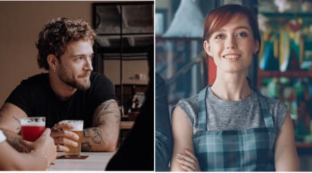 Coworker warned server not to expect much of a tip from 6 young men — then one familiar face at the table changed how the night ended