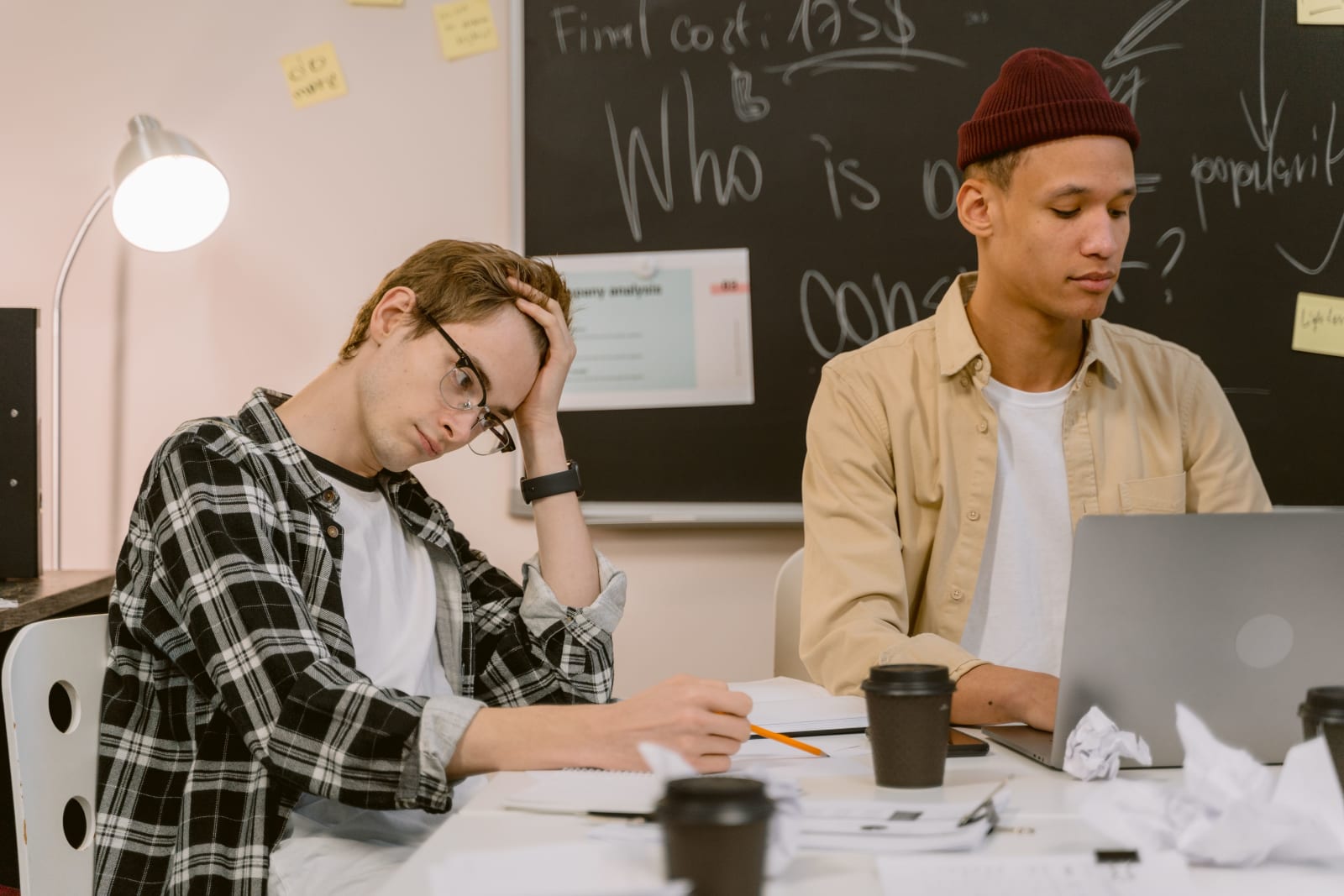 A worker in deep thought in the office. (Representative Image Source: Pexels|&nbsp;Tima Miroshnichenko)