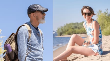Stranger was in a rush but reluctantly agreed to watch an elderly man’s bag at the beach — 20 minutes later, they were grateful they said yes