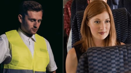 Passenger locked eyes with airport worker before he disappeared — she couldn’t stop thinking about him until an unlikely twist reunited them